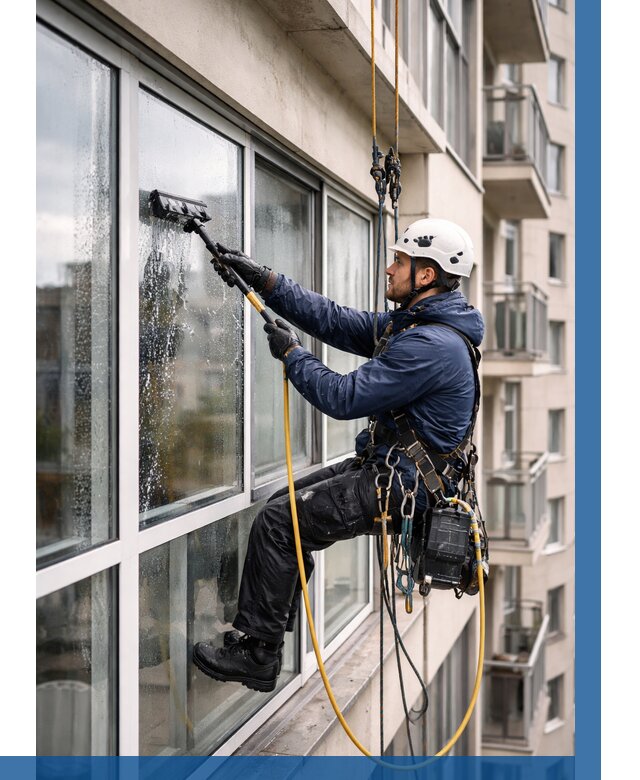 Мойка балконного остекления в Калининграде от 3541 р. | ВЫСОТНИК-Клн