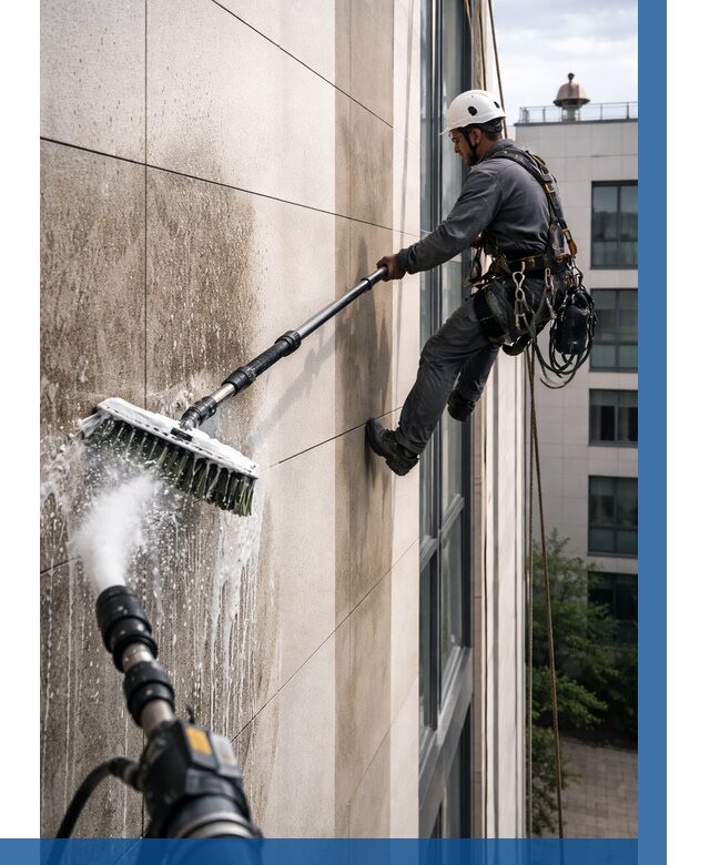 Мойка фасада из керамогранита в Калининграде от 304 р. | ВЫСОТНИК-Клн