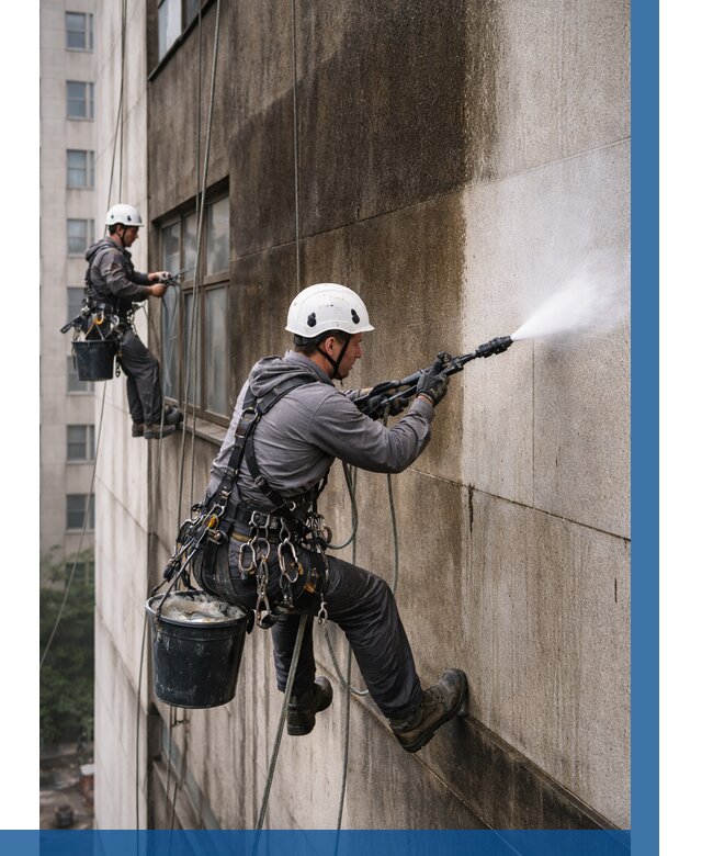 Очистка фасада от копоти в Калининграде от 253 р. | ВЫСОТНИК-Клн