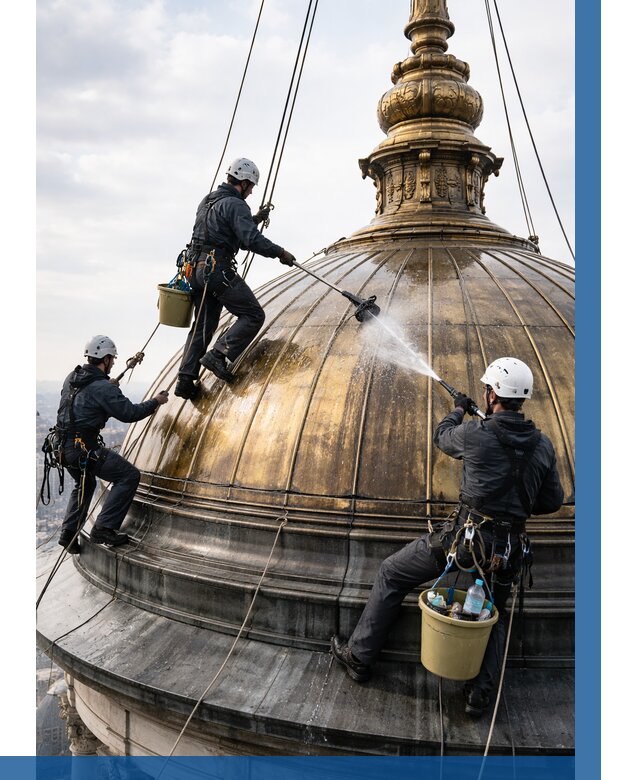 Мойка куполов и шпилей в Калининграде от 8094 р. - заказать | ВЫСОТНИК-Клн