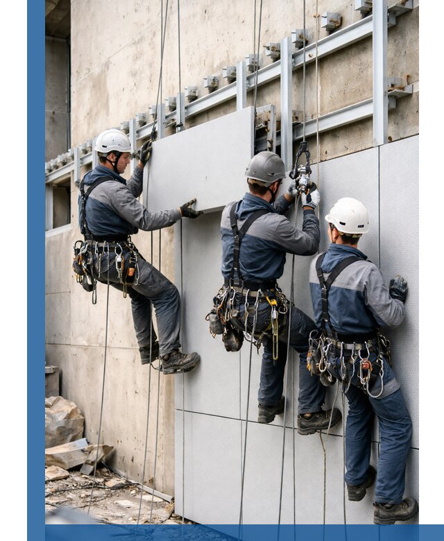 Монтаж вентилируемого фасада в Калининграде под ключ с гарантией качества