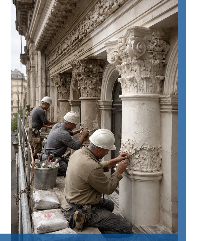 Реставрация фасадной лепнины в Калининграде от 2530 р. | ВЫСОТНИК-Клн