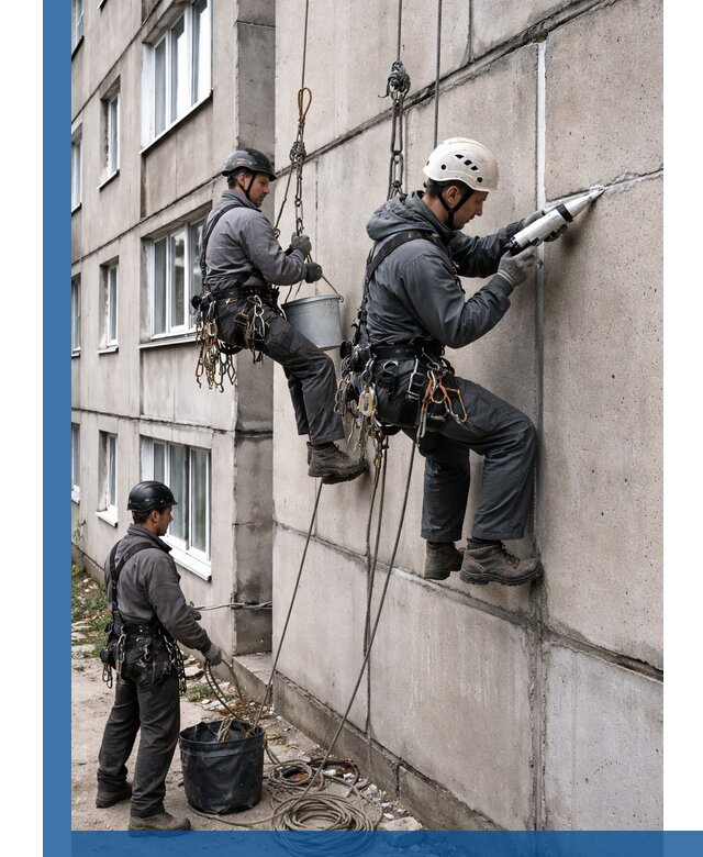 Герметизация межпанельных швов в Калининграде с гарантией герметичности