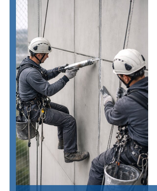 Первичная герметизация швов фасадов и кровель в Калининграде