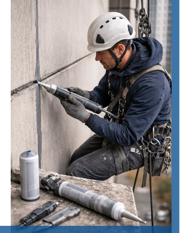 Вторичная герметизация швов в Калининграде от 455 р. | ВЫСОТНИК-Клн