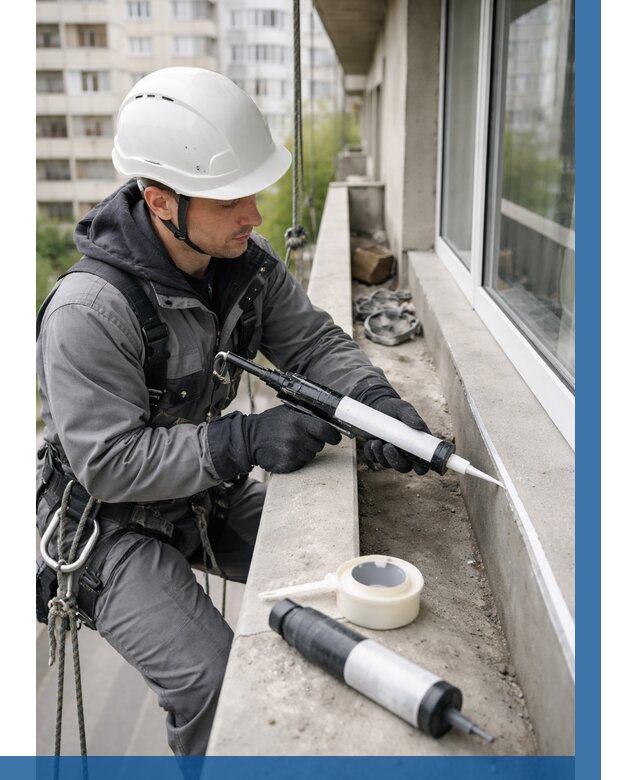 Герметизация швов лоджии в Калининграде от 4553 р. | ВЫСОТНИК-Клн