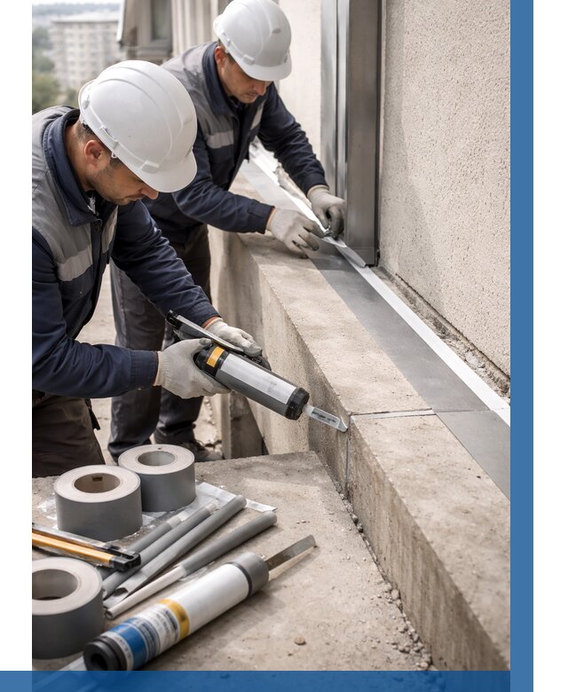 Герметизация примыкания балкона в Калининграде от 4553 р. | ВЫСОТНИК-Клн