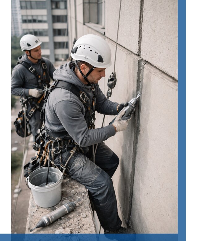 Ремонт деформационных швов здания в Калининграде от 1012 р. | ВЫСОТНИК-Клн