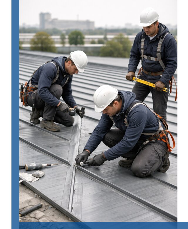 Ремонт фальцевой кровли в Калининграде срочно и качественно