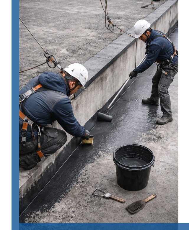 Гидроизоляция кровли жидкой резиной профессионально в Калининграде