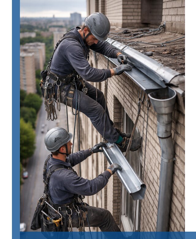 Ремонт водосточных желобов в Калининграде, быстро и качественно