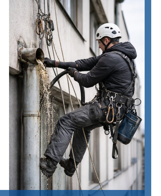 Прочистка водосточных труб в Калининграде от 3541 р. | ВЫСОТНИК-Клн