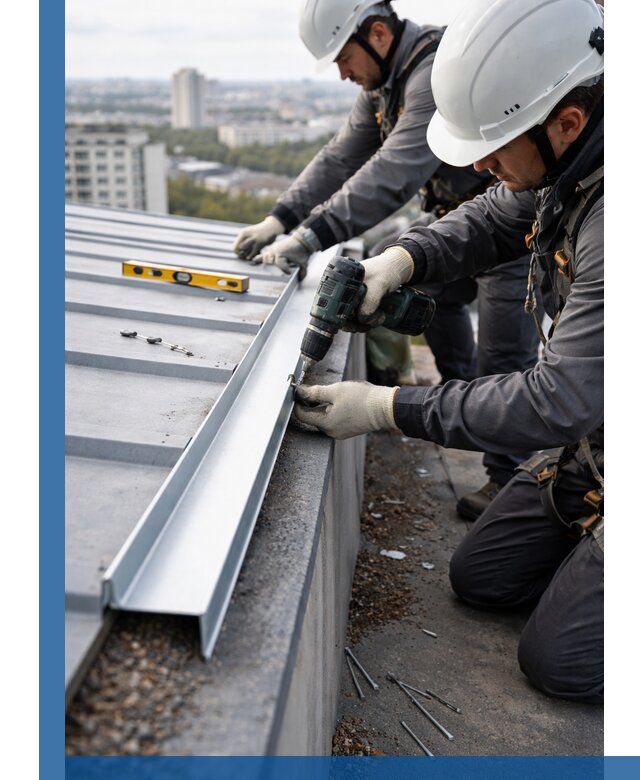 Монтаж капельника на кровле в Калининграде с гарантией качества