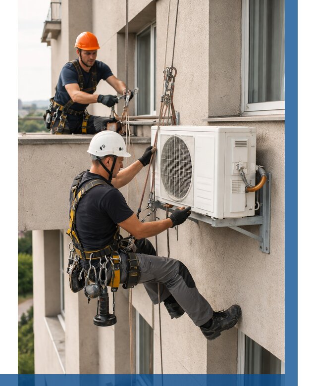 Монтаж внешнего блока кондиционера в Калининграде от 6577 р. | ВЫСОТНИК-Клн