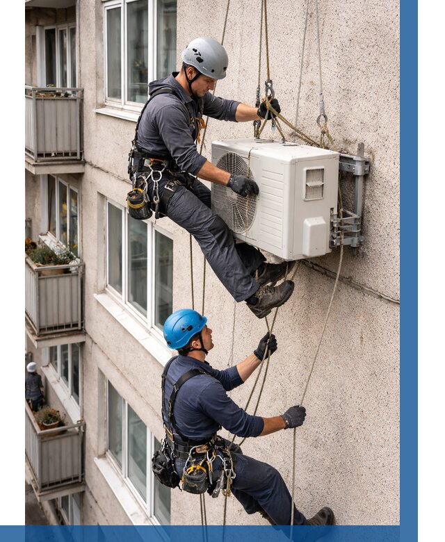 Перенос внешнего блока кондиционера в Калининграде от 9106 р.| ВЫСОТНИК-Клн