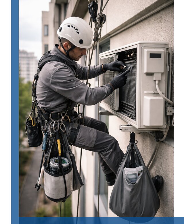 Обслуживание внешнего блока кондиционера в Калининграде профессионально