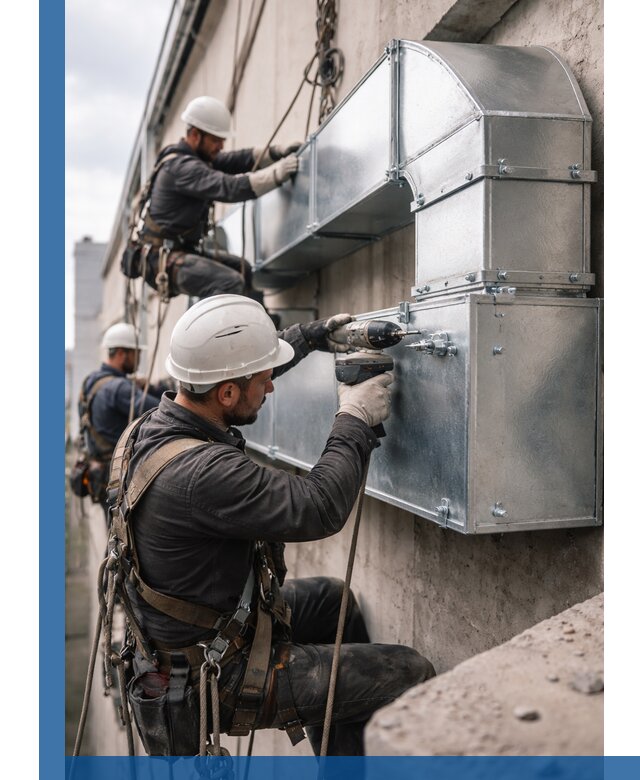 Профессиональный монтаж вентиляционных коробов в Калининграде под ключ