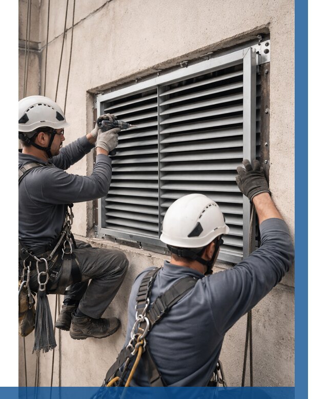 Монтаж вентиляционных решеток в Калининграде от 4553 р. | ВЫСОТНИК-Клн