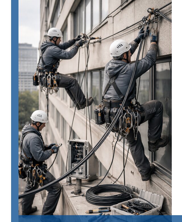 Прокладка оптоволоконного кабеля в Калининграде под ключ с тестированием