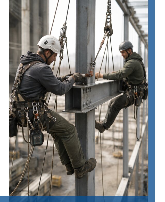 Монтаж металлоконструкций на высоте в Калининграде от 3541 р. | ВЫСОТНИК-Клн