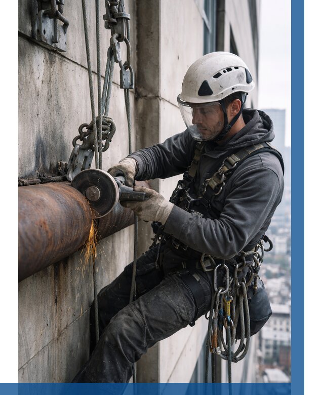 Резка металла на высоте в Калининграде по цене от 4553 р. | ВЫСОТНИК-Клн