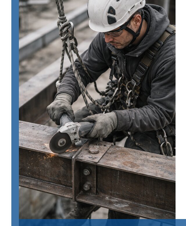 Резка металла на высоте в Калининграде для зданий и конструкций