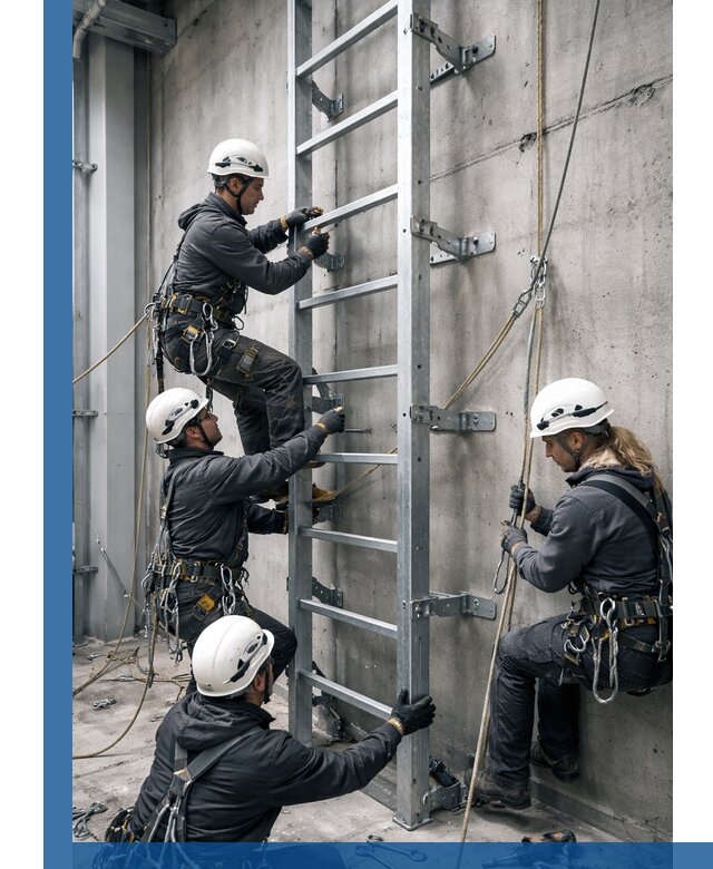 Монтаж металлических лестниц в Калининграде под ключ со гарантией