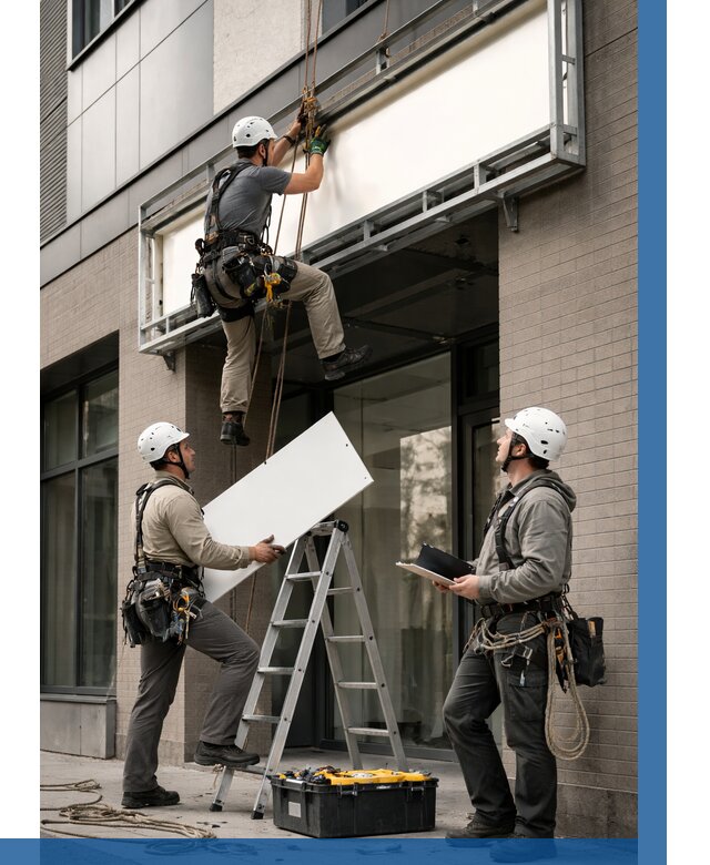 Монтаж светового короба в Калининграде от 6577 р. | ВЫСОТНИК-Клн