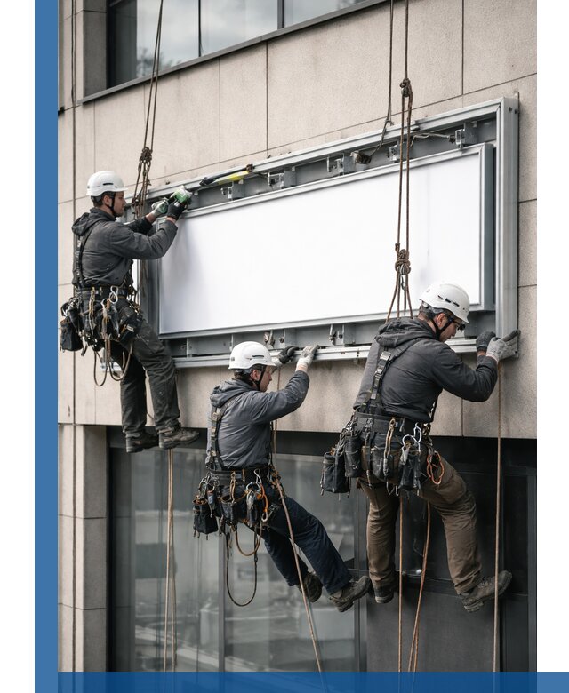 Профессиональный монтаж светового короба под ключ в Калининграде