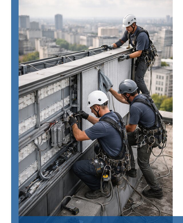 Профессиональное обслуживание крышной рекламы в Калининграде под ключ