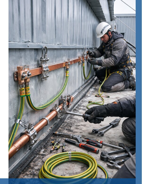 Монтаж заземления здания в Калининграде от 25295 р. | ВЫСОТНИК-Клн