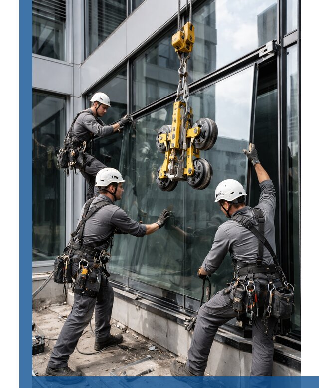 Структурное остекление фасадов в Калининграде монтаж и обслуживание