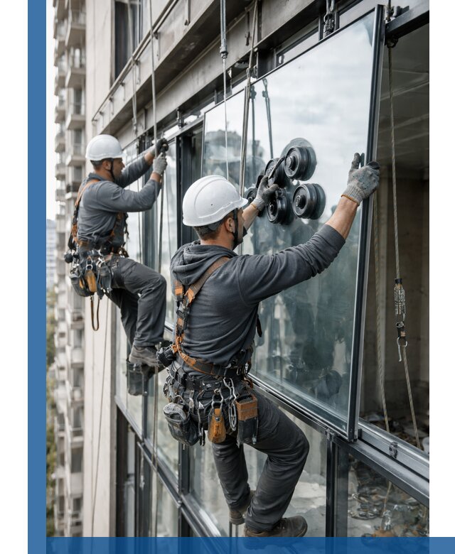 Витражное остекление фасадов и лоджий в Калининграде под ключ