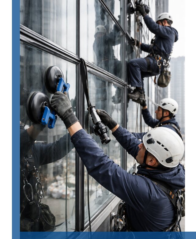 Радиусное остекление фасадов под ключ в Калининграде с гарантиями