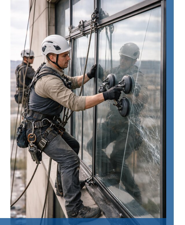 Замена стекла в витраже в Калининграде под ключ от 8600 р. | ВЫСОТНИК-Клн