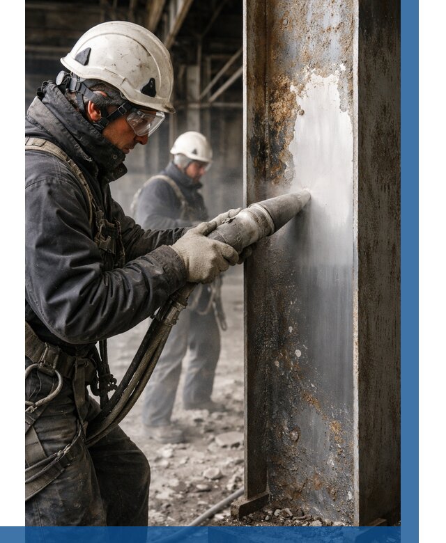 Удаление старой краски с металла в Калининграде от 455 р. | ВЫСОТНИК-Клн