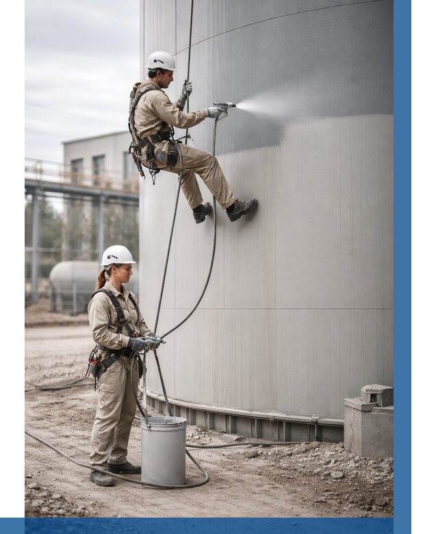 Покраска резервуаров в Калининграде от 1214 р. | ВЫСОТНИК-Клн — заказать