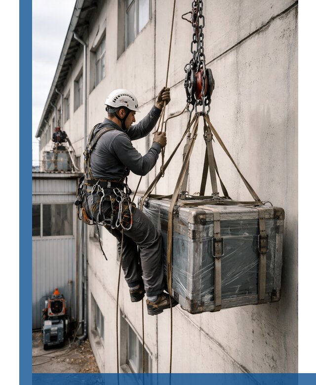 Подъем грузов на высоту в Калининграде для промышленных объектов