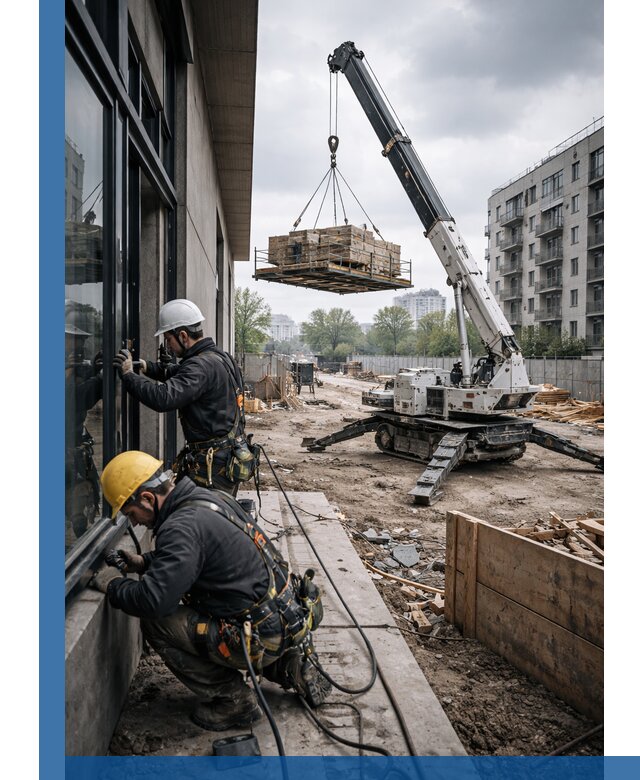 Аренда крана Пионер в Калининграде для строительных работ