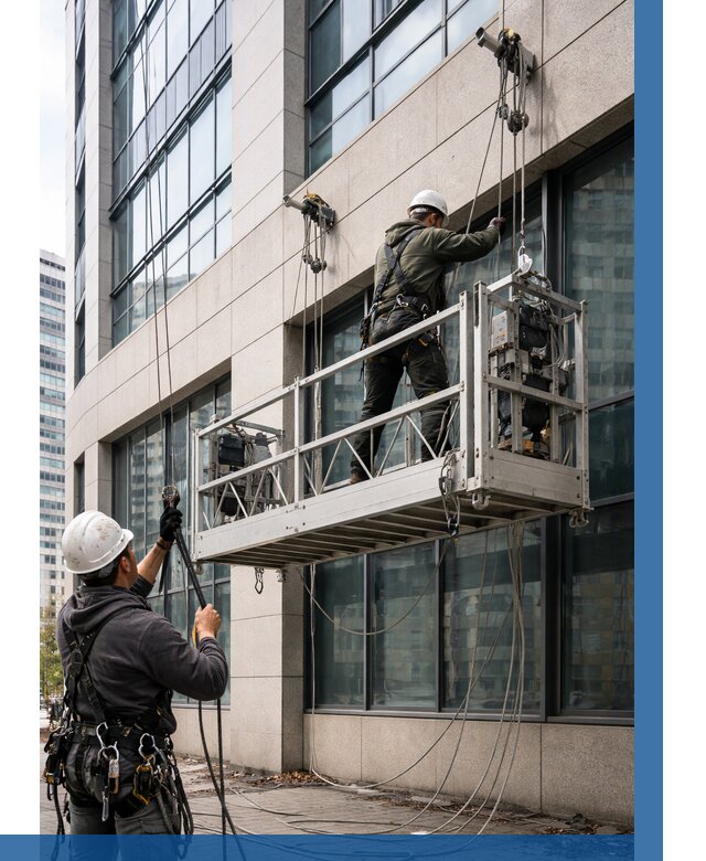 Монтаж и подъем фасадной люльки в Калининграде от 12142 р. | ВЫСОТНИК-Клн