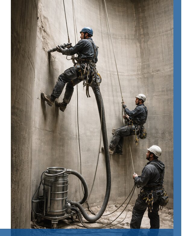 Зачистка силосов в Калининграде от 4553 р. Договор и смета ВЫСОТНИК-Клн