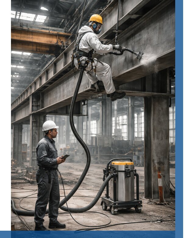 Обеспыливание конструкций в цехе в Калининграде от 4250 р. | ВЫСОТНИК-Клн