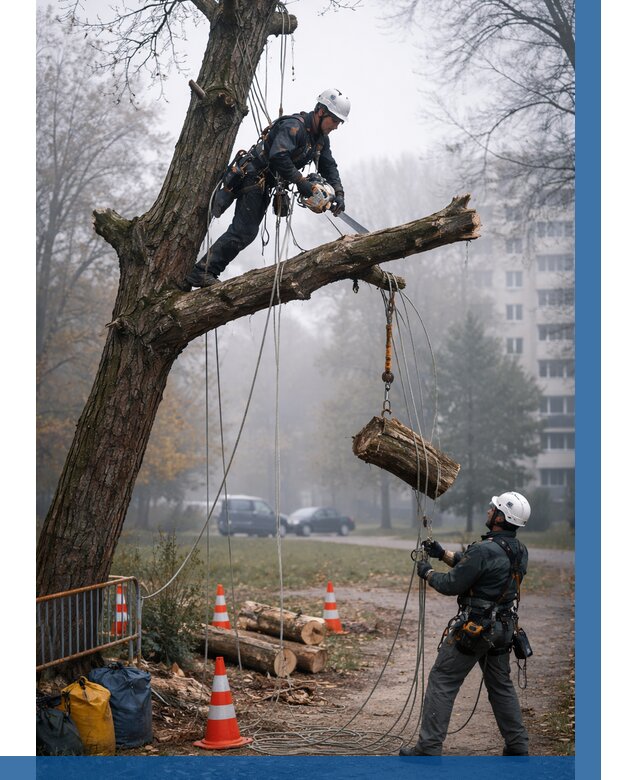 Удаление аварийных деревьев в Калининграде от 15177 р. | ВЫСОТНИК-Клн