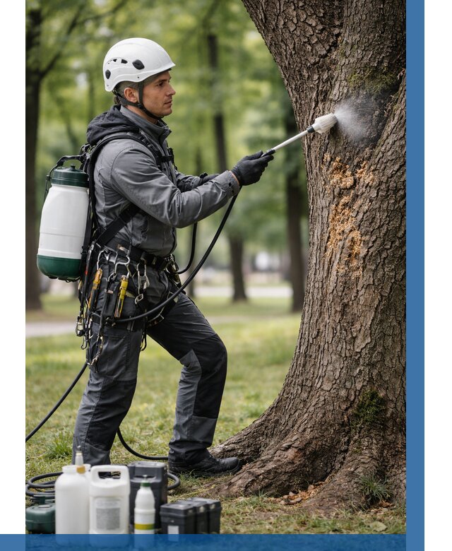 Обработка деревьев от вредителей в Калининграде от 4553 р. | ВЫСОТНИК-Клн