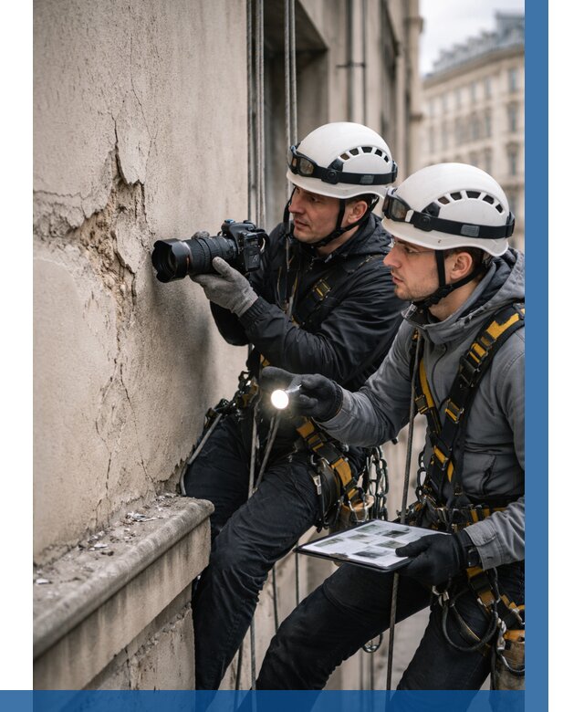 Фотофиксация дефектов фасада в Калининграде от 4553 р. | ВЫСОТНИК-Клн