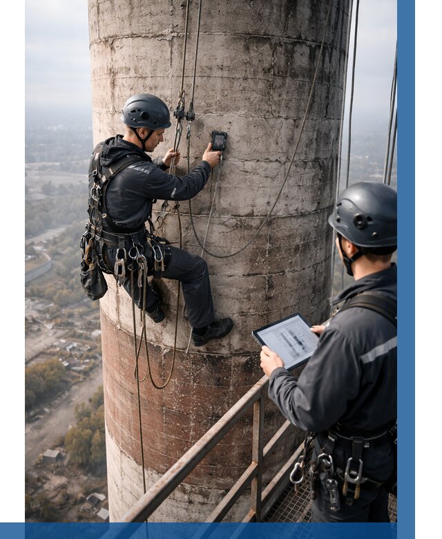 Обследование дымовой трубы в Калининграде от 8094 р. | ВЫСОТНИК-Клн