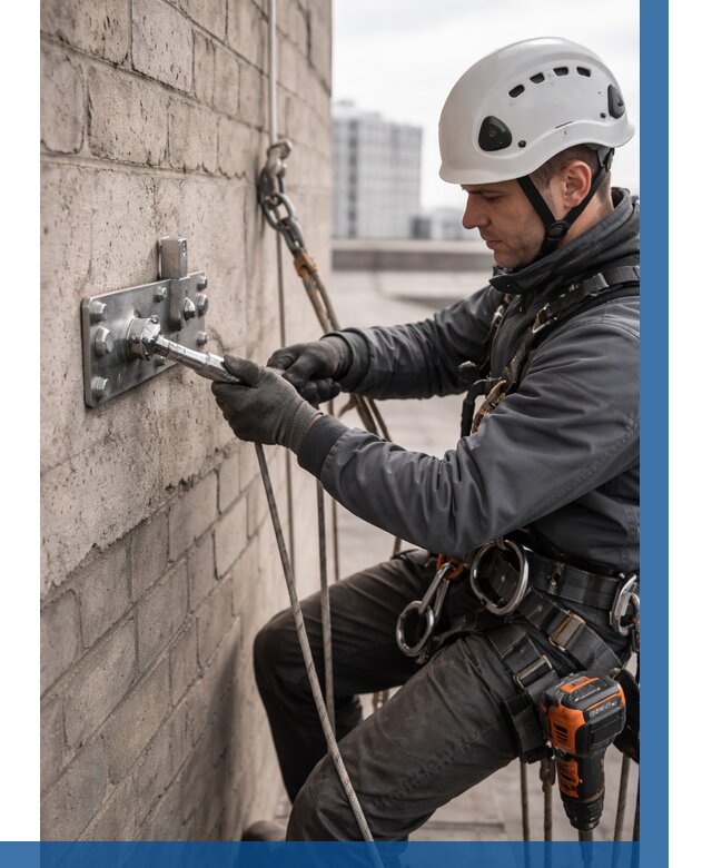 Установка анкерных точек в Калининграде от 3541 р. | ВЫСОТНИК-Клн